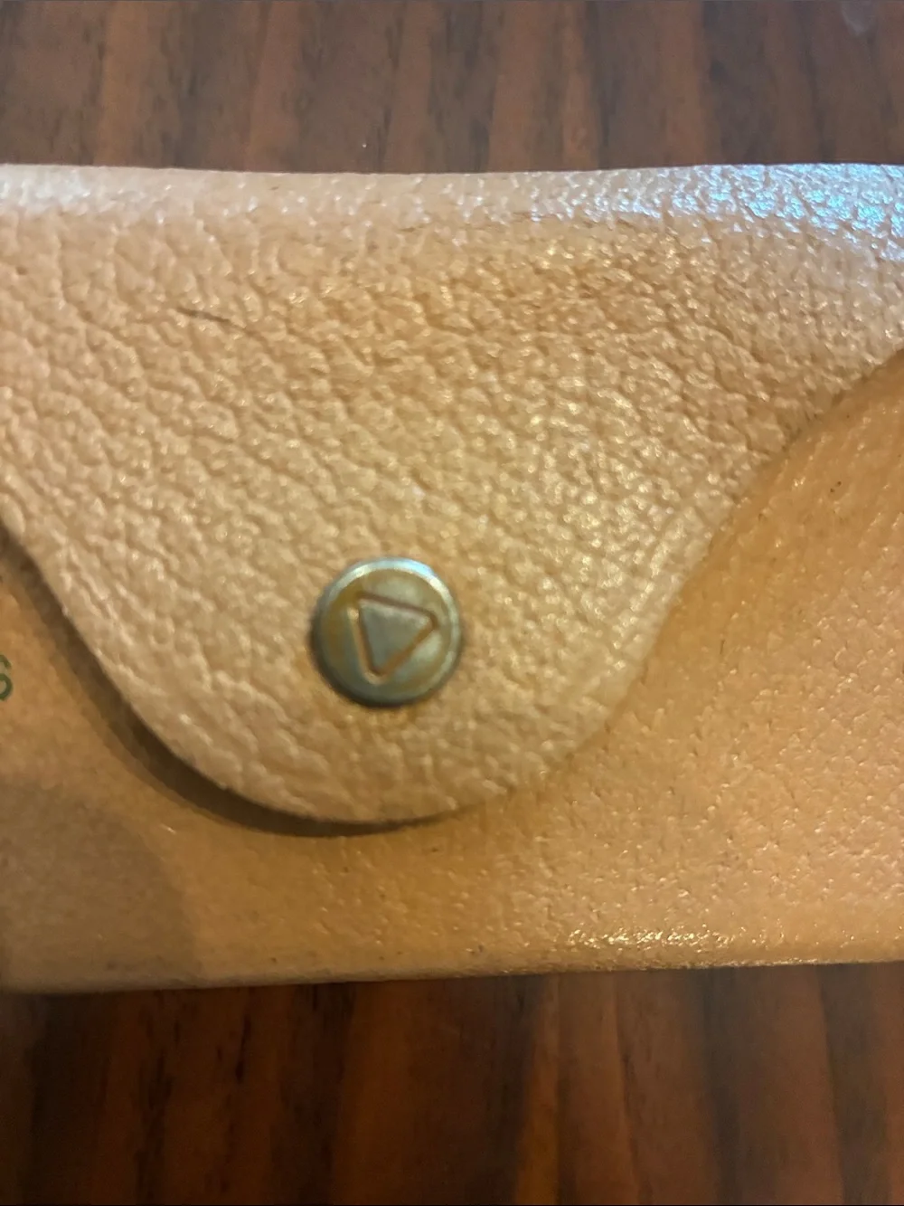Vintage 1970s Ray-Ban Tan Leather Sunglasses Case